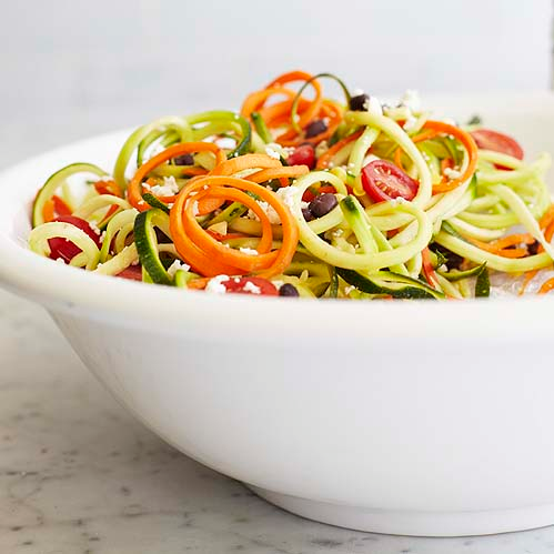 Southwestern Zoodle Salad with Chipotle-Lime Dressing.