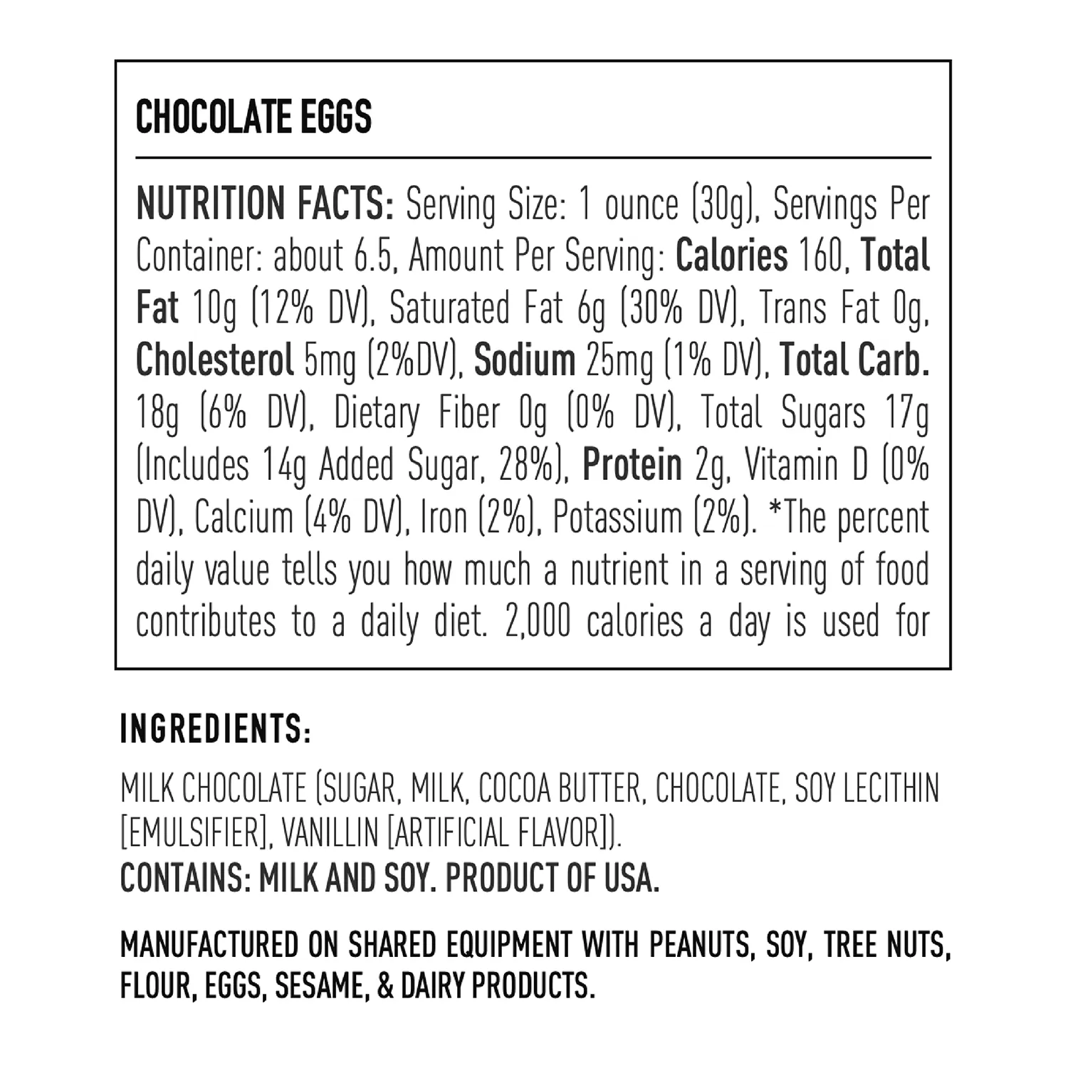 Sur La Table Milk Chocolate Eggs