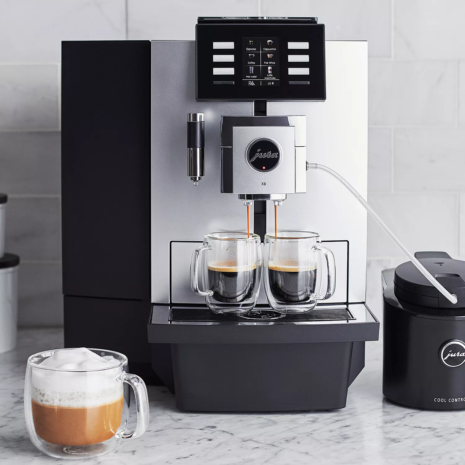 Jura E6 Automatic Coffee Machine White