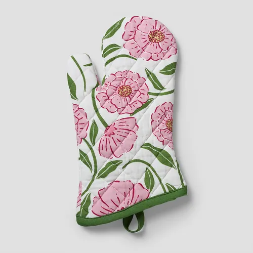 Sur La Table Primrose Floral Oven Mitt