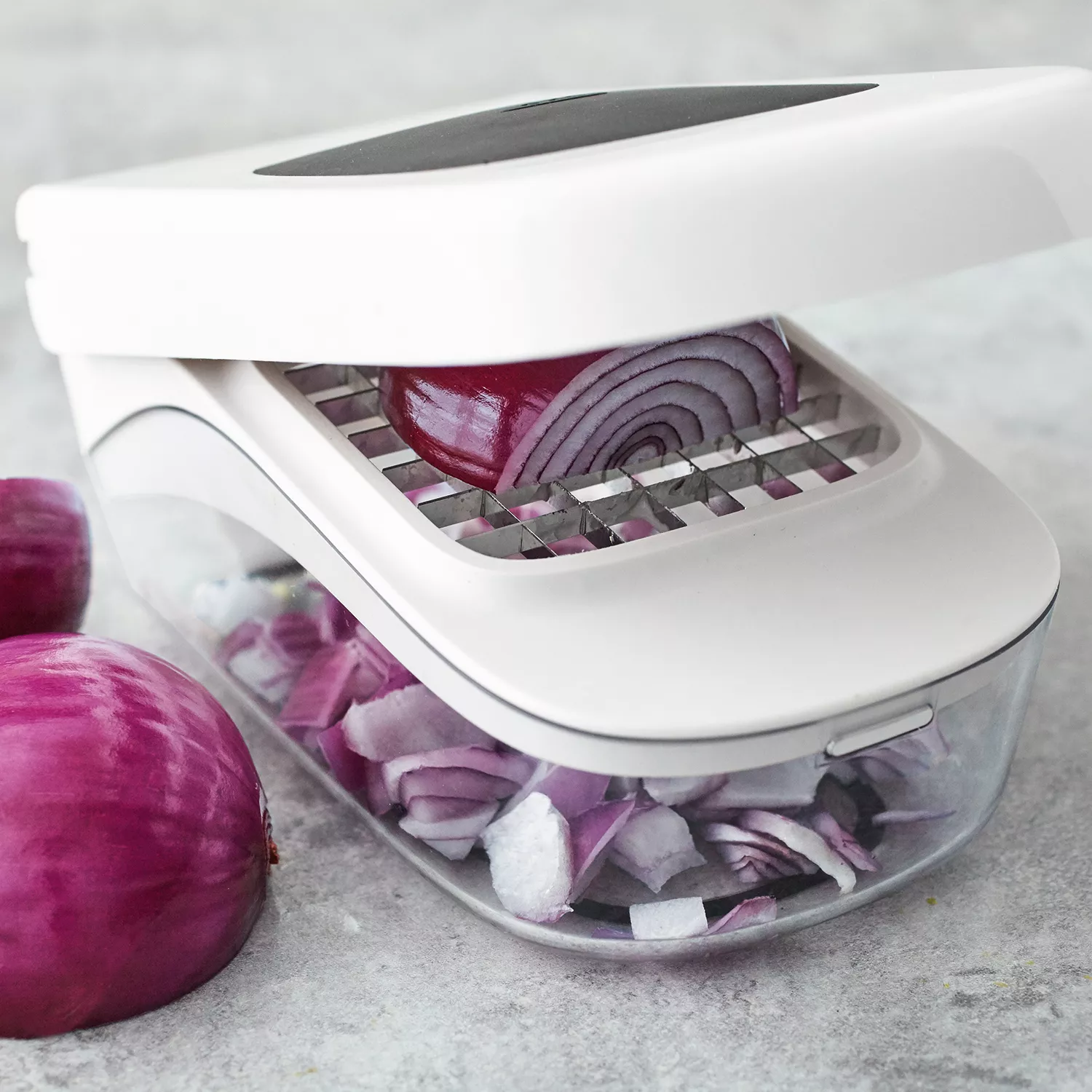 OXO Good Grips Vegetable Chopper with Easy-Pour Opening