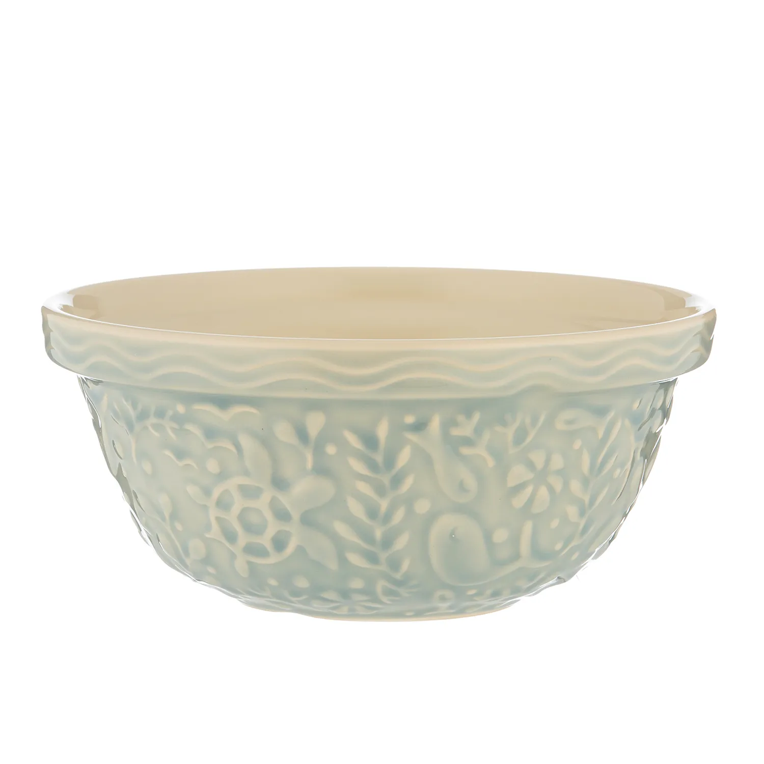 Mason Cash Nautical Light Blue Turtle Mixing Bowl, 2.15 Qt.