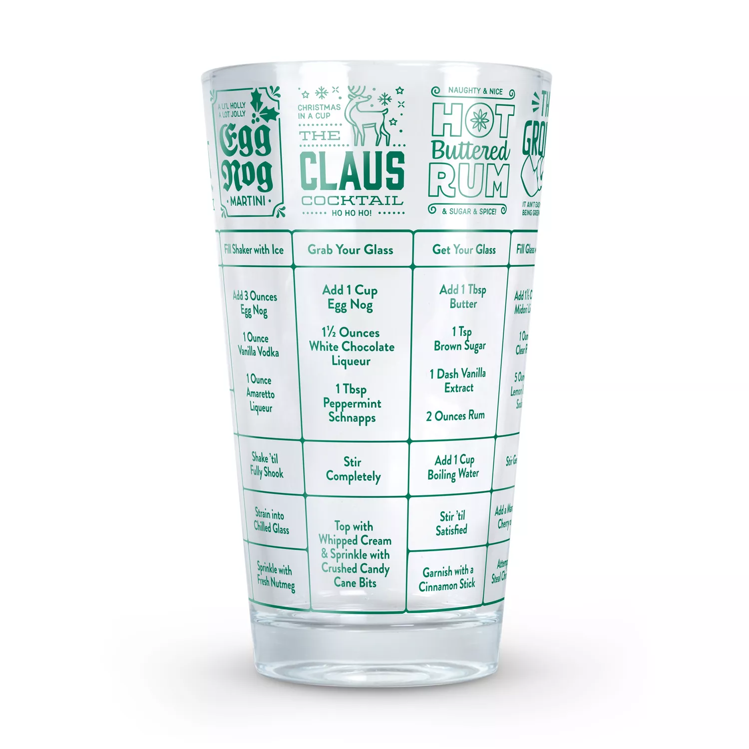 Good Measure Hangover Recipe Glass - Fred