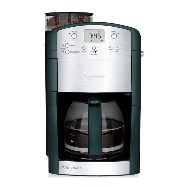 Capresso CoffeeTEAM GS Coffee Maker with Burr Grinder