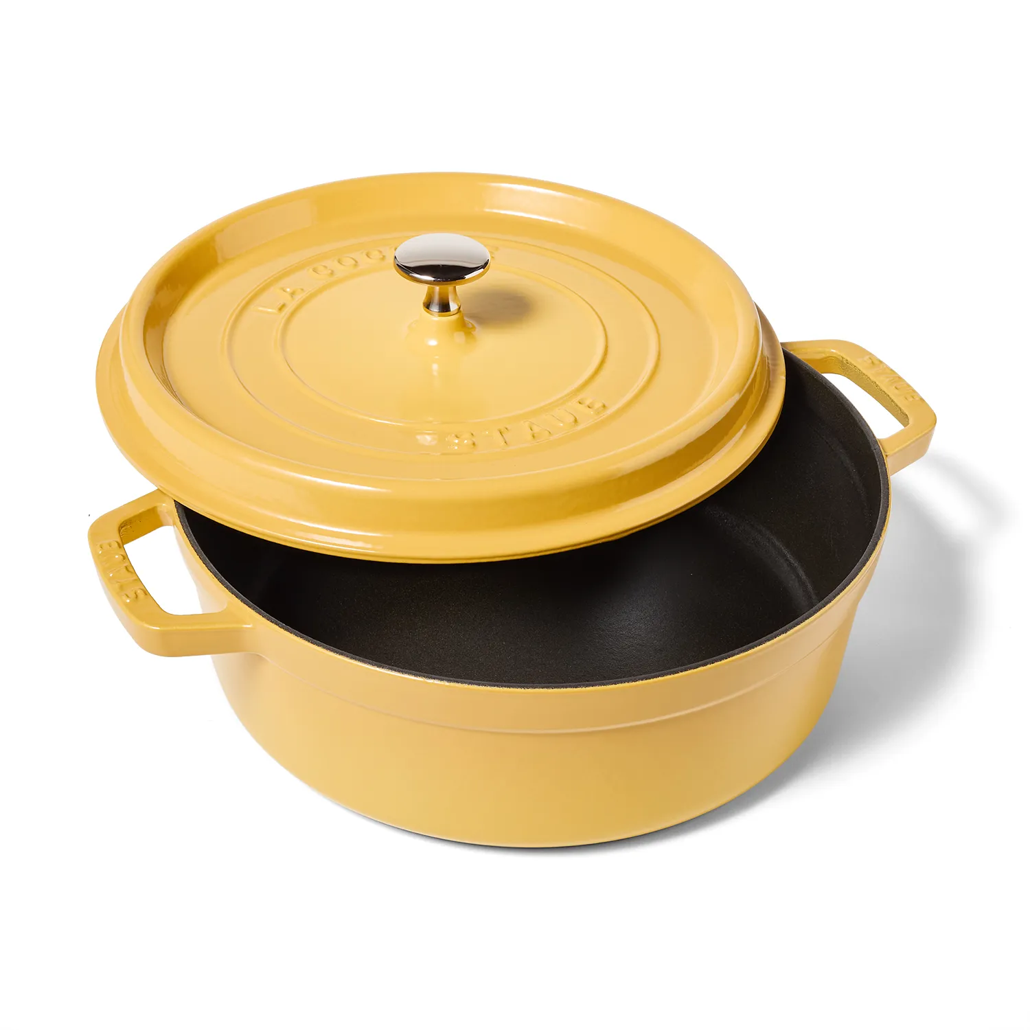 Staub Shallow Round Dutch Oven, 4qt.