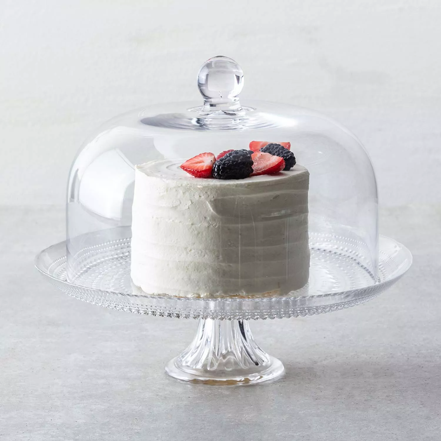 Fortessa Jupiter Cake Stand and Dome Set Sur La Table