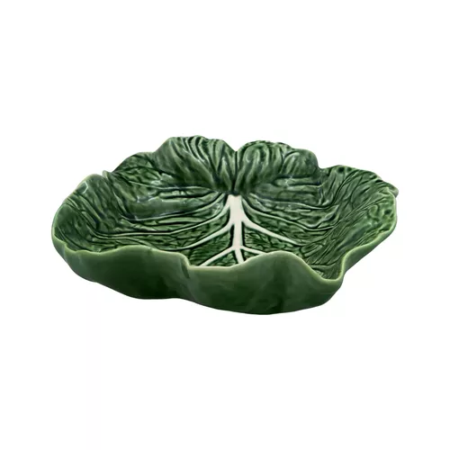 Bordallo Pinheiro Cabbage Concave Leaf Platter