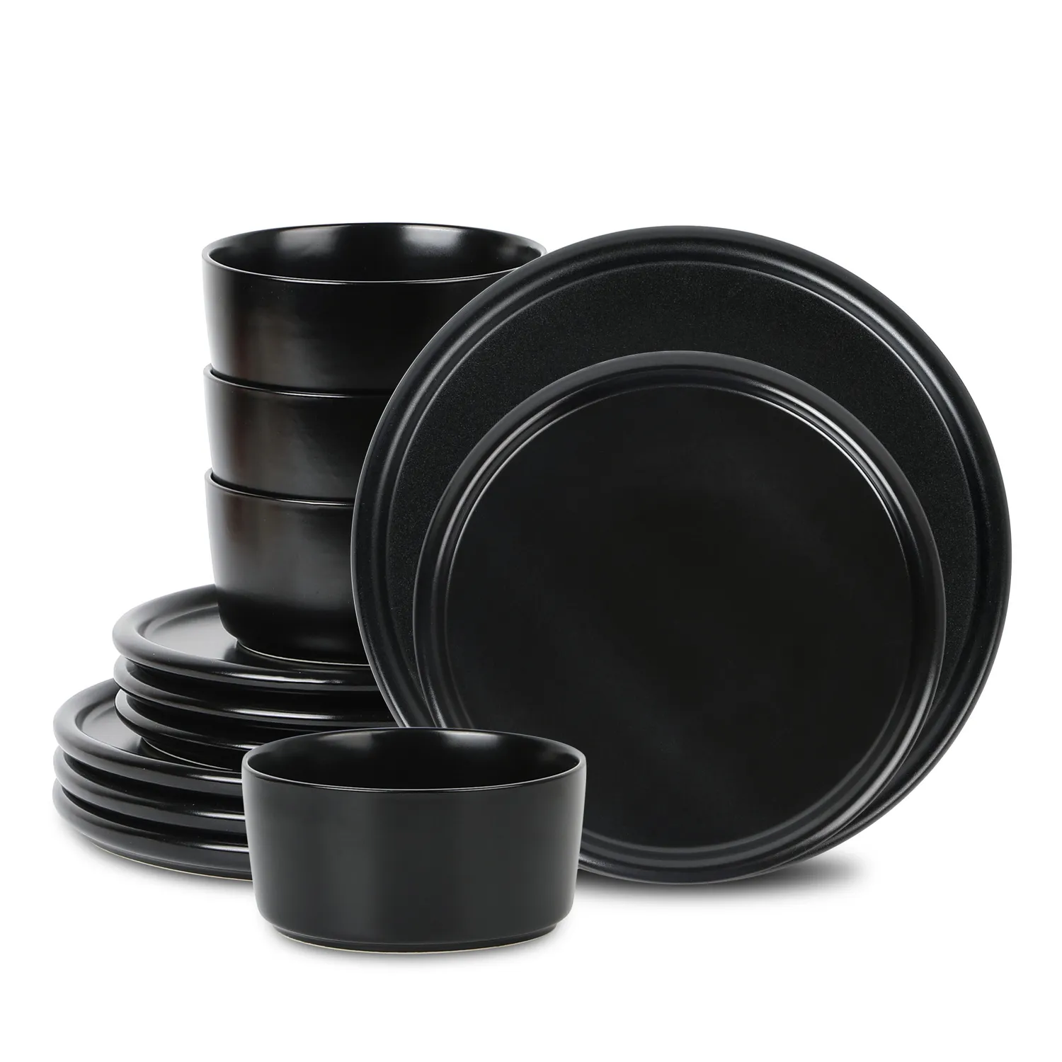 Stone Lain Eden Stoneware 12-Piece Dinnerware Set