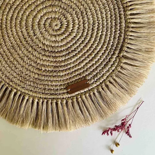 Tallo de Olivo Fringe Placemats, Set of 4