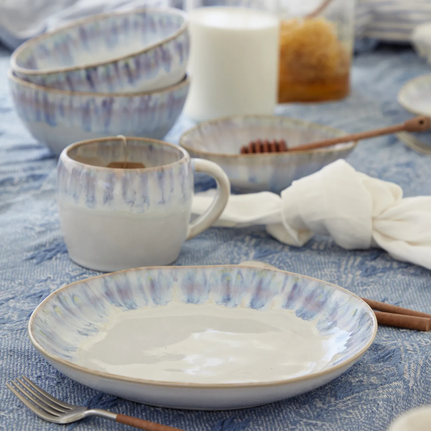 Costa Nova Brisa Salad Plates, Set of 6