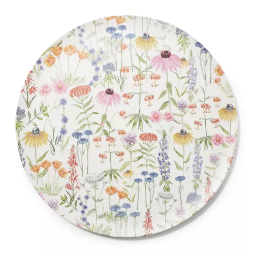Sur La Table Wildflower Melamine Round Platter