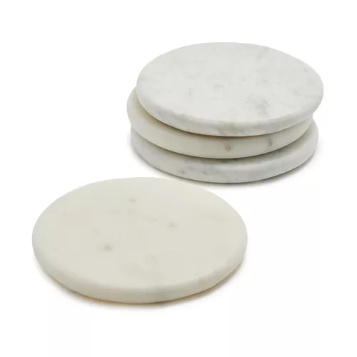 Sur La Table Marble Coasters, Set of 4