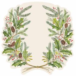 Hester & Cook Wreath Paper Placemats, Set of 12 They were a lovely addition for my Thanksgiving dinner table
