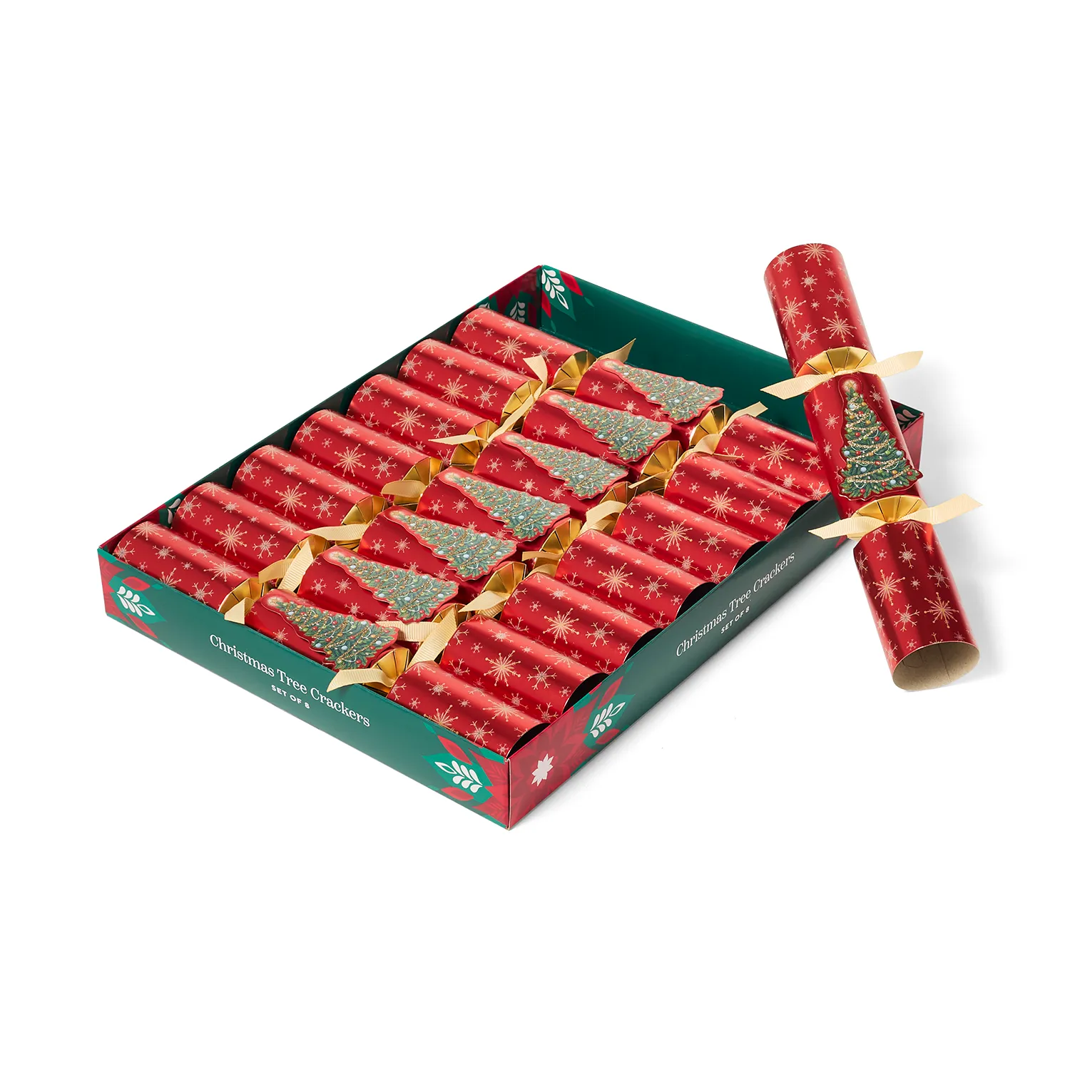 Sur La Table Christmas Tree Crackers, Set of 8
