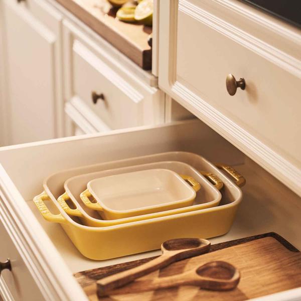 Staub Stoneware 3-Piece Rectangular Baker Set - thumbnail 4