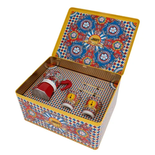 Bialetti Dolce & Gabbana Sicilian Cart Moka Pot Gift Set