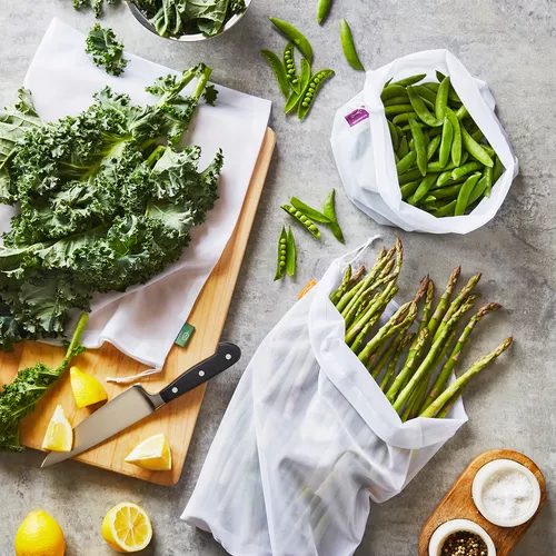 Sur La Table Reusable Produce Bags, Set of 5