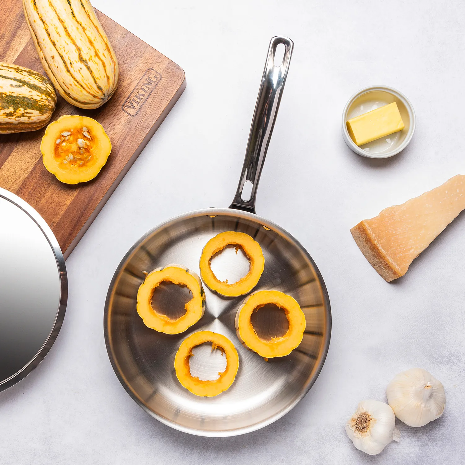 Viking Black & Stainless Steel 12-Piece Cookware Set