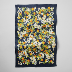 Sur La Table Orange Blossoms Linen Kitchen Towel Beautiful linen towel