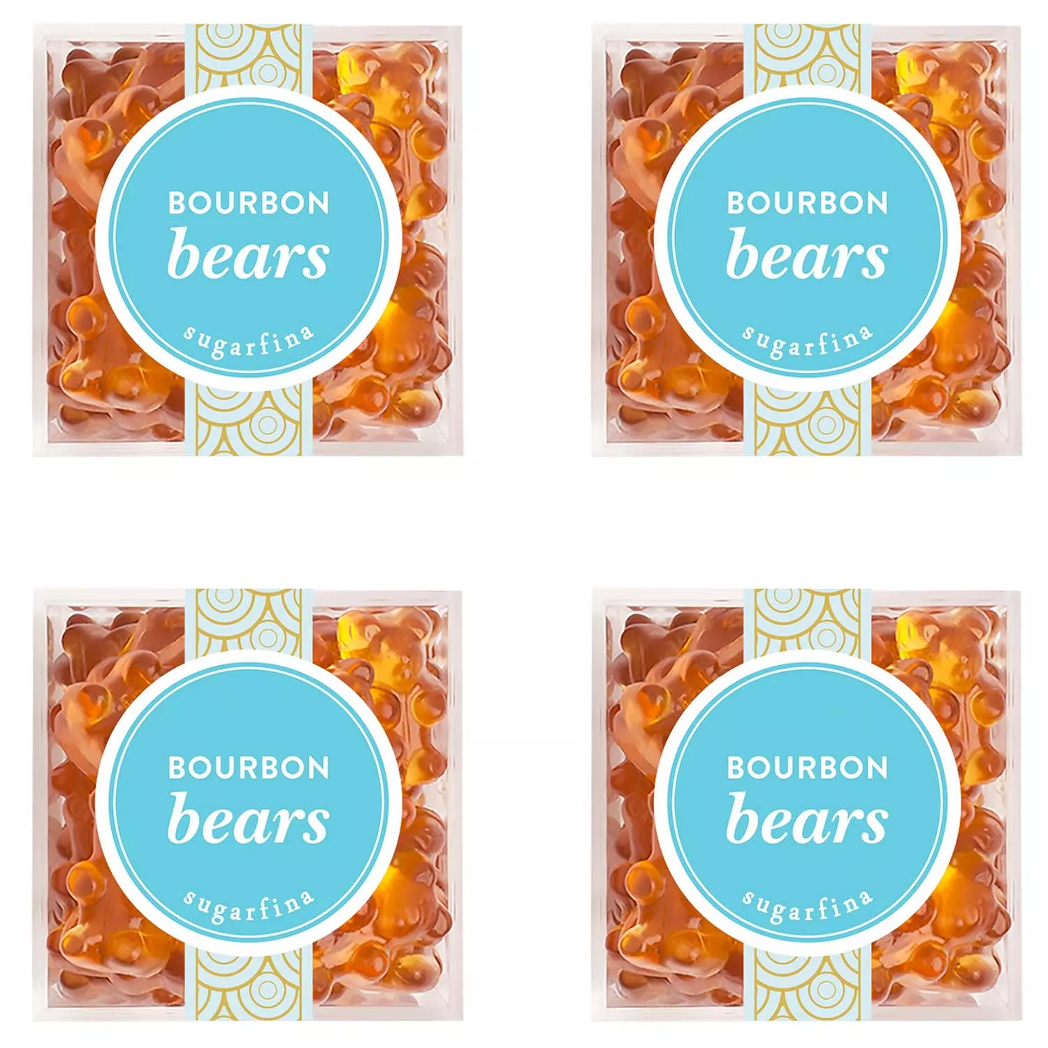 Sugarfina Bourbon Bears, Set of 4