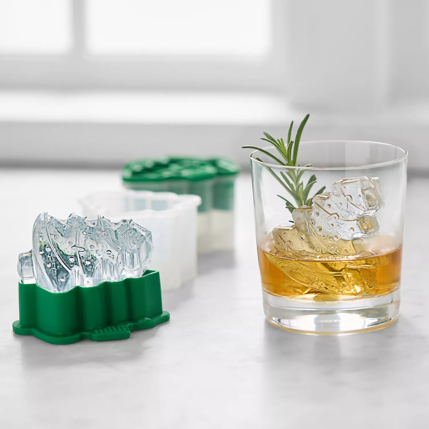 Sur La Table Christmas Tree Ice Molds, Set of 2