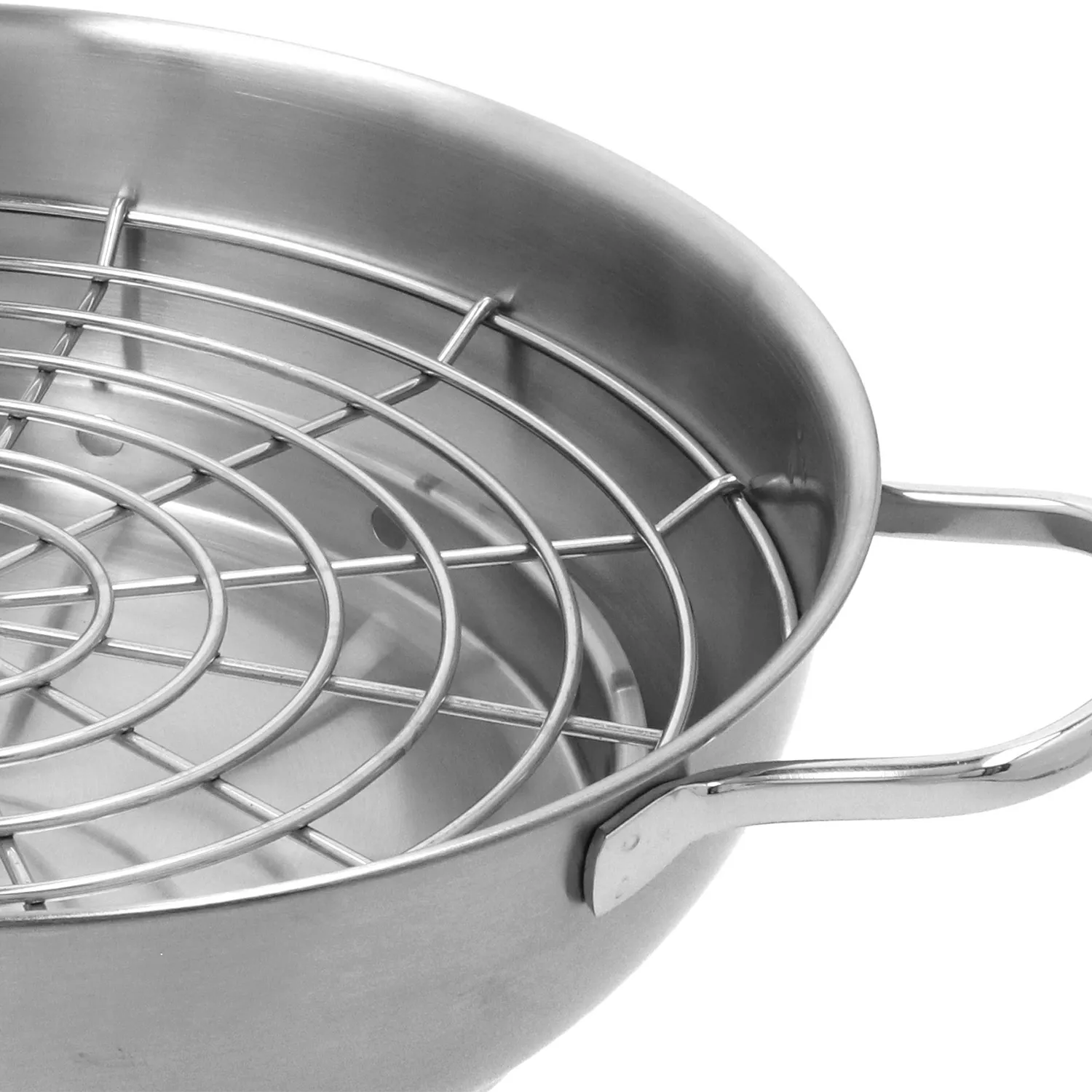 Demeyere Resto3 4-Piece Stainless-Steel Stovetop Smoker Set