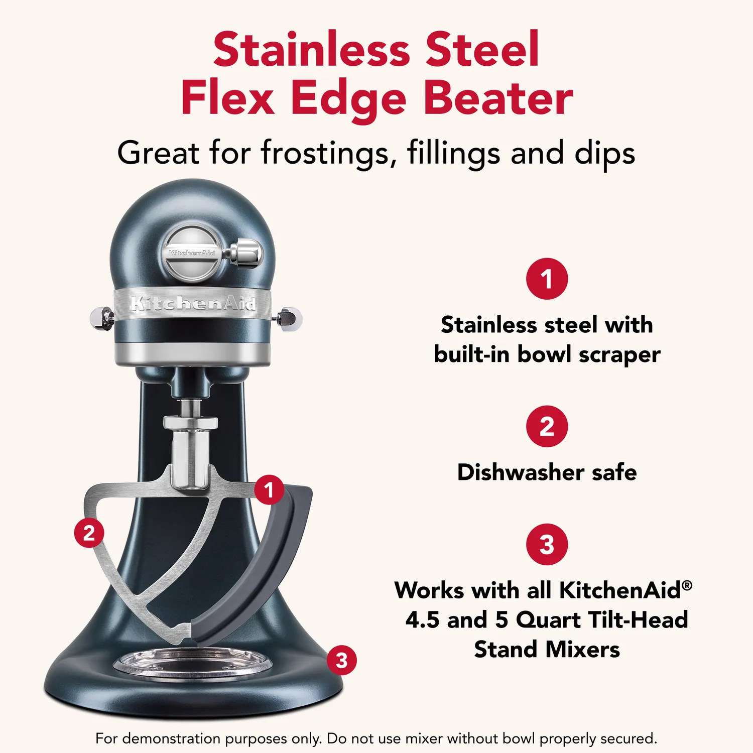KitchenAid Stainless Steel Flex Edge Beater 