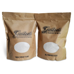 Gaston’s Bakery All Purpose & Whole Wheat Flour Assortment, Set of 6 I bake a lot and I do not care to spend more money to find very high quality flour, but this one takes it to the next level