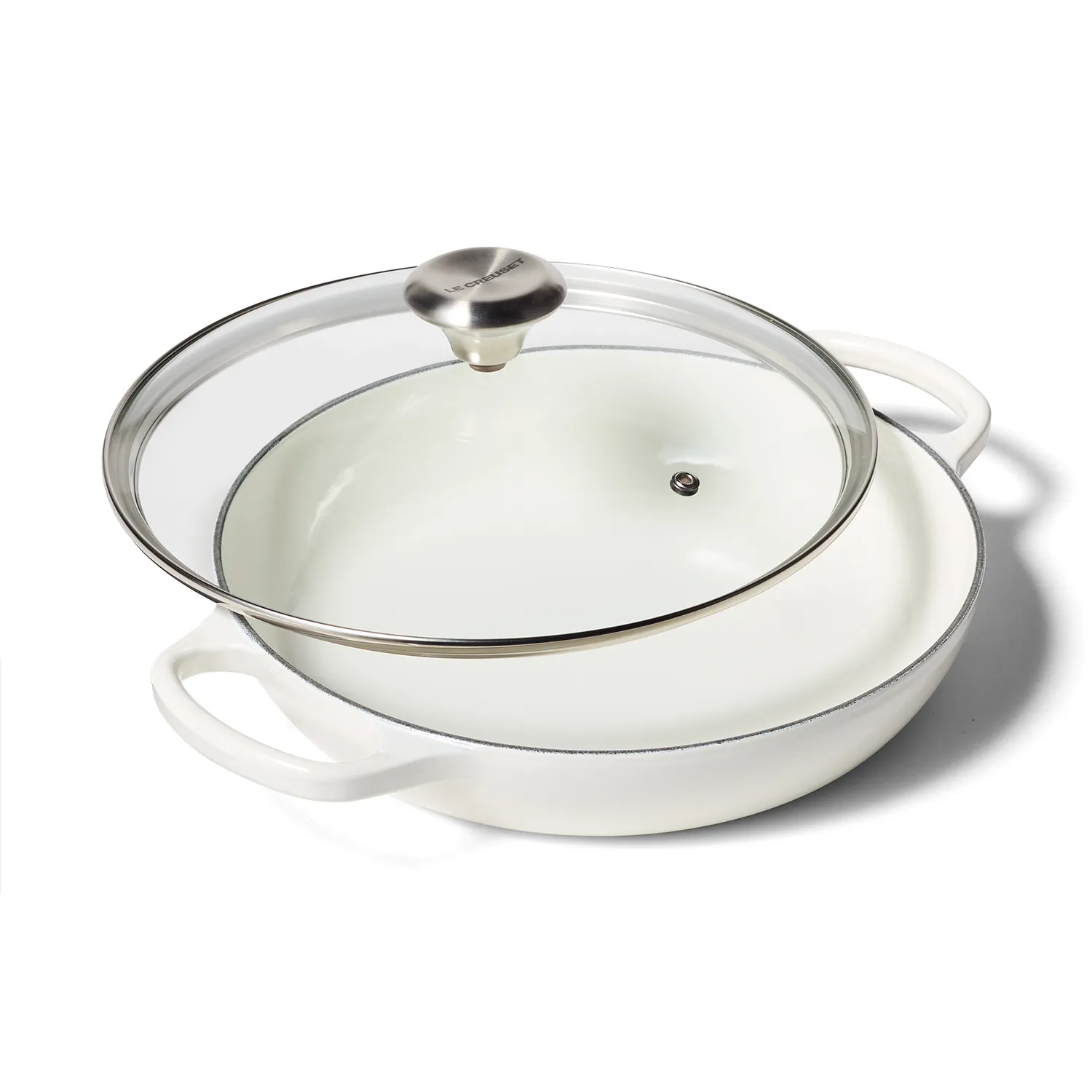 Le Creuset Signature Braiser with Glass Lid, 2.25 qt.