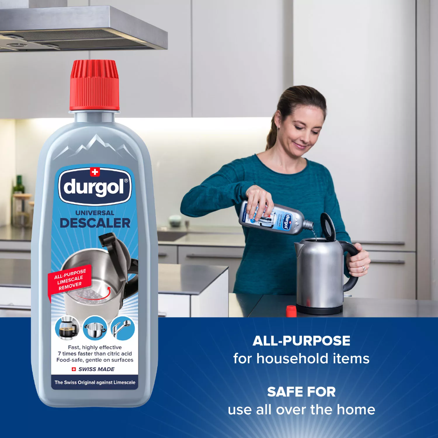 Durgol Professional Ontkalker Express 10 Liter - Universele Snelontkalker Voor Koffiezetapparaten, Waterkokers En Meer