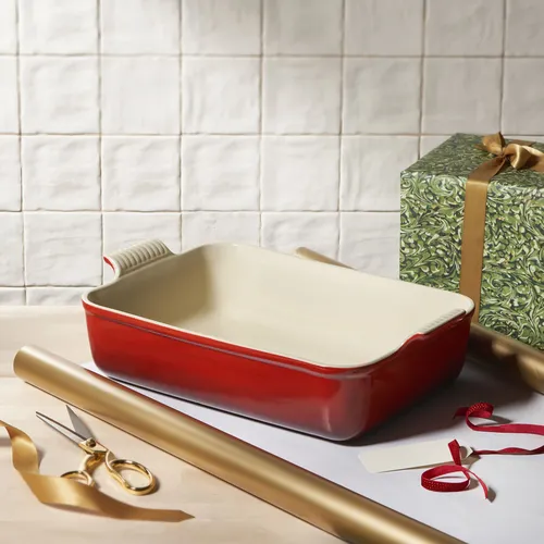 Le Creuset Heritage Stoneware Deep Lasagna Baker, 6.75 qt.