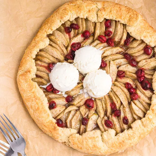 Apple Cranberry Galette