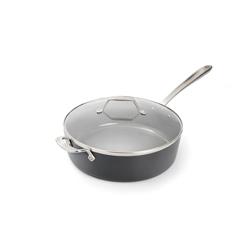 All-Clad HA1 Ceramic Nonstick Sauté Pan with Lid, 6 qt.