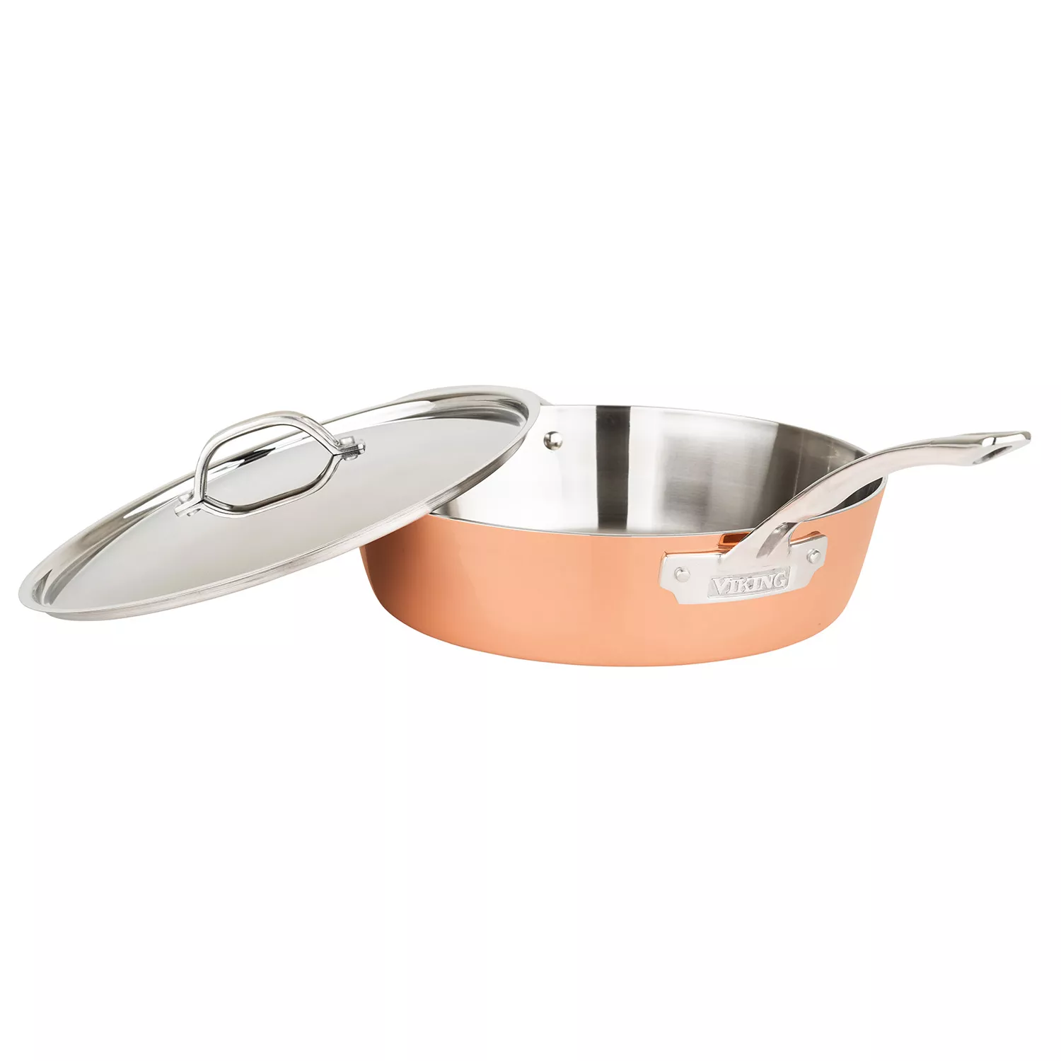 9pcs stainless steel copper bottom cookware