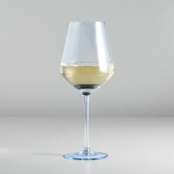 Sur La Table Blue Wine Glass