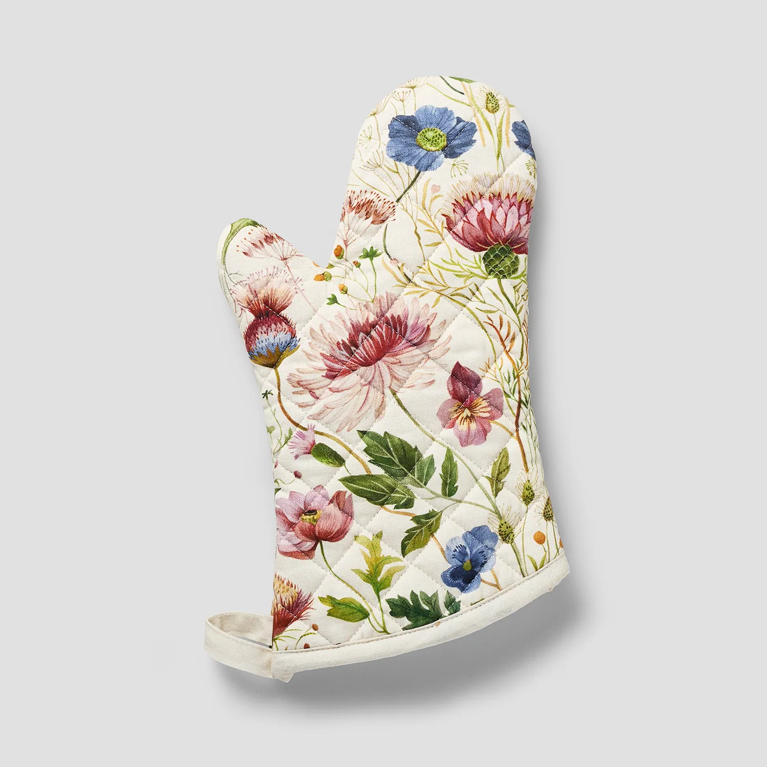 Sur la table Autumn Botanical Oven Mitt