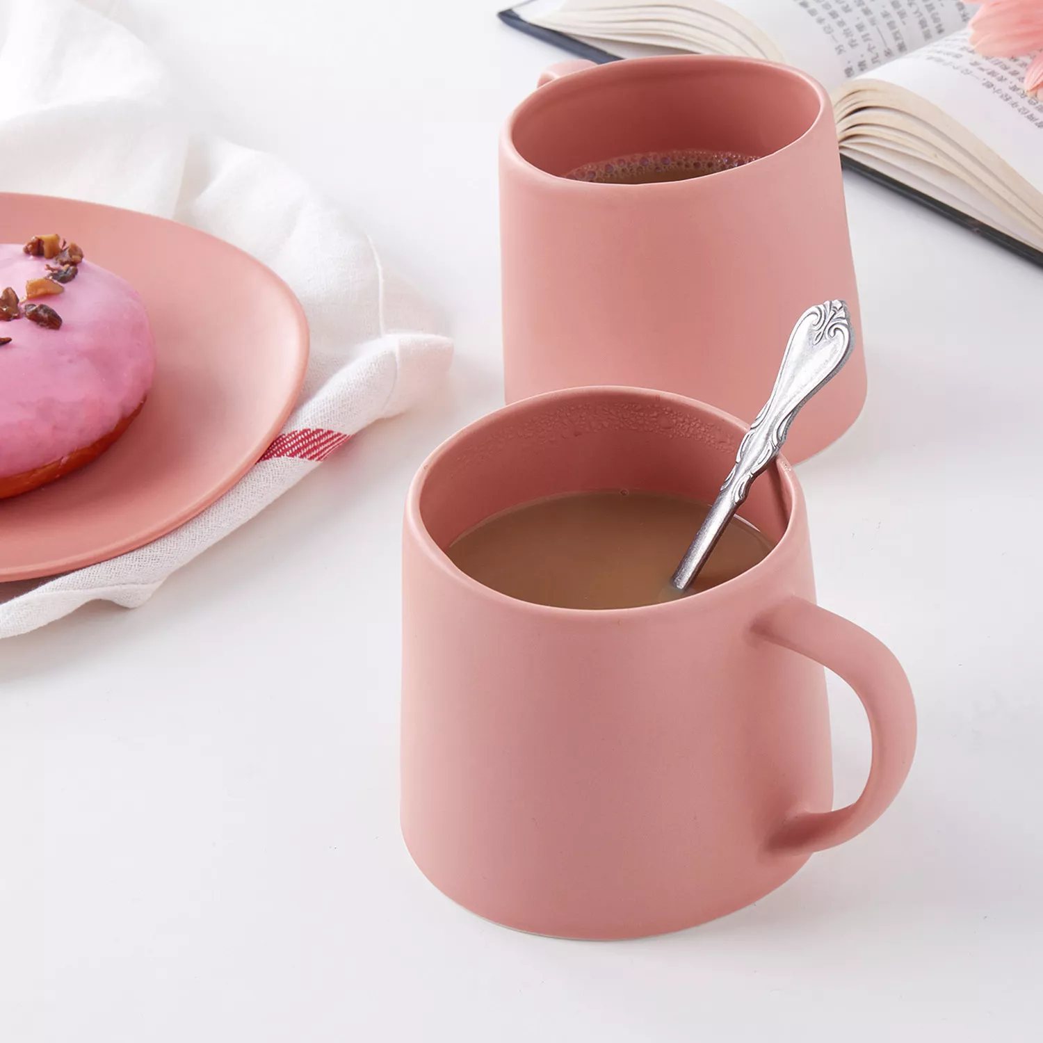 Stone Lain Delilah Porcelain Organic Shaped Mugs, Set of 6