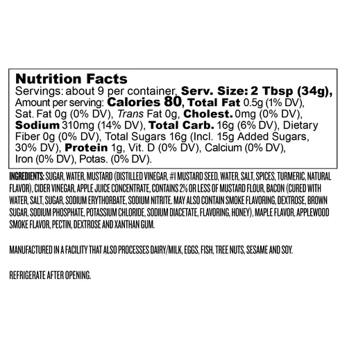 Sur La Table Smoked Maple Bacon Mustard