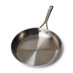 Sur La Table Classic 5-Ply Stainless Steel Skillet, 12&#34;