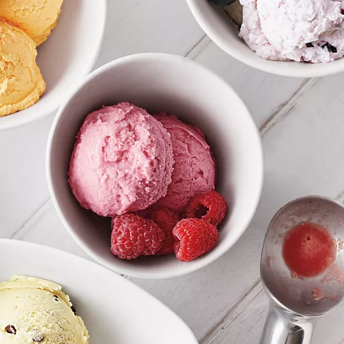 Fresh Raspberry Ice Cream