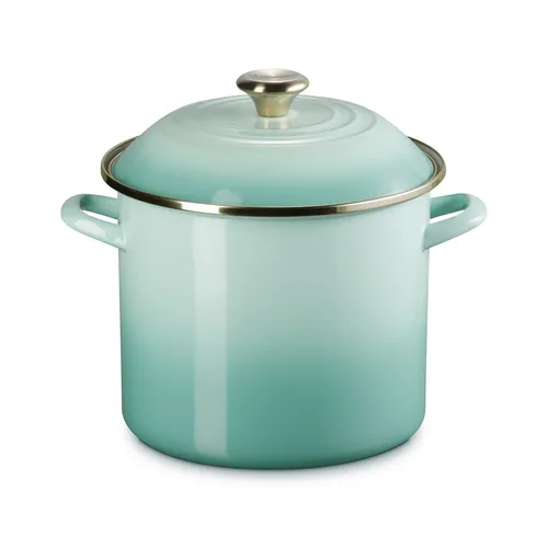 Le Creuset Enameled Steel Stockpot with Stainless Steel Knob, 10 qt.