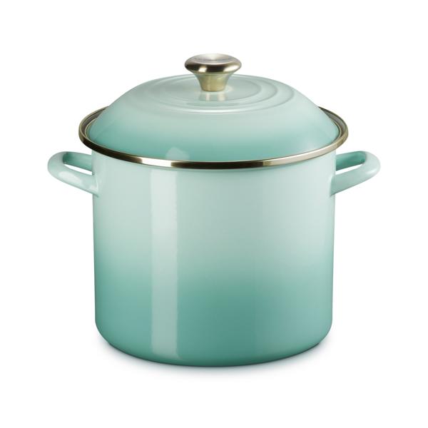 Le Creuset Enameled Steel Stockpot with Stainless Steel Knob, 10 qt.