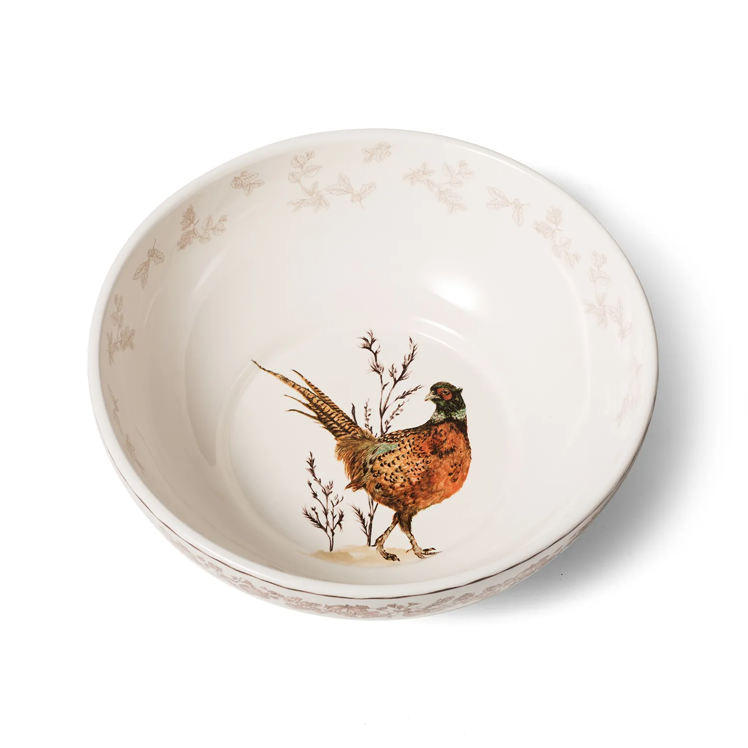 Sur la table Pheasant Serving Bowl