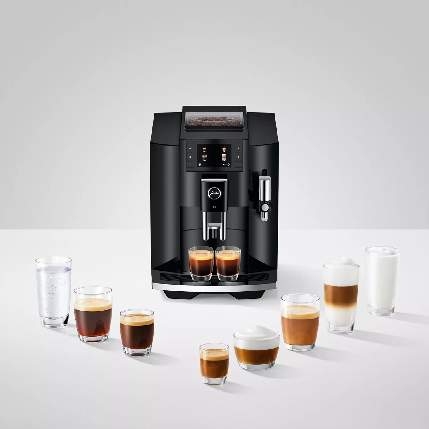 JURA E8 Fully Automatic Coffee Machine