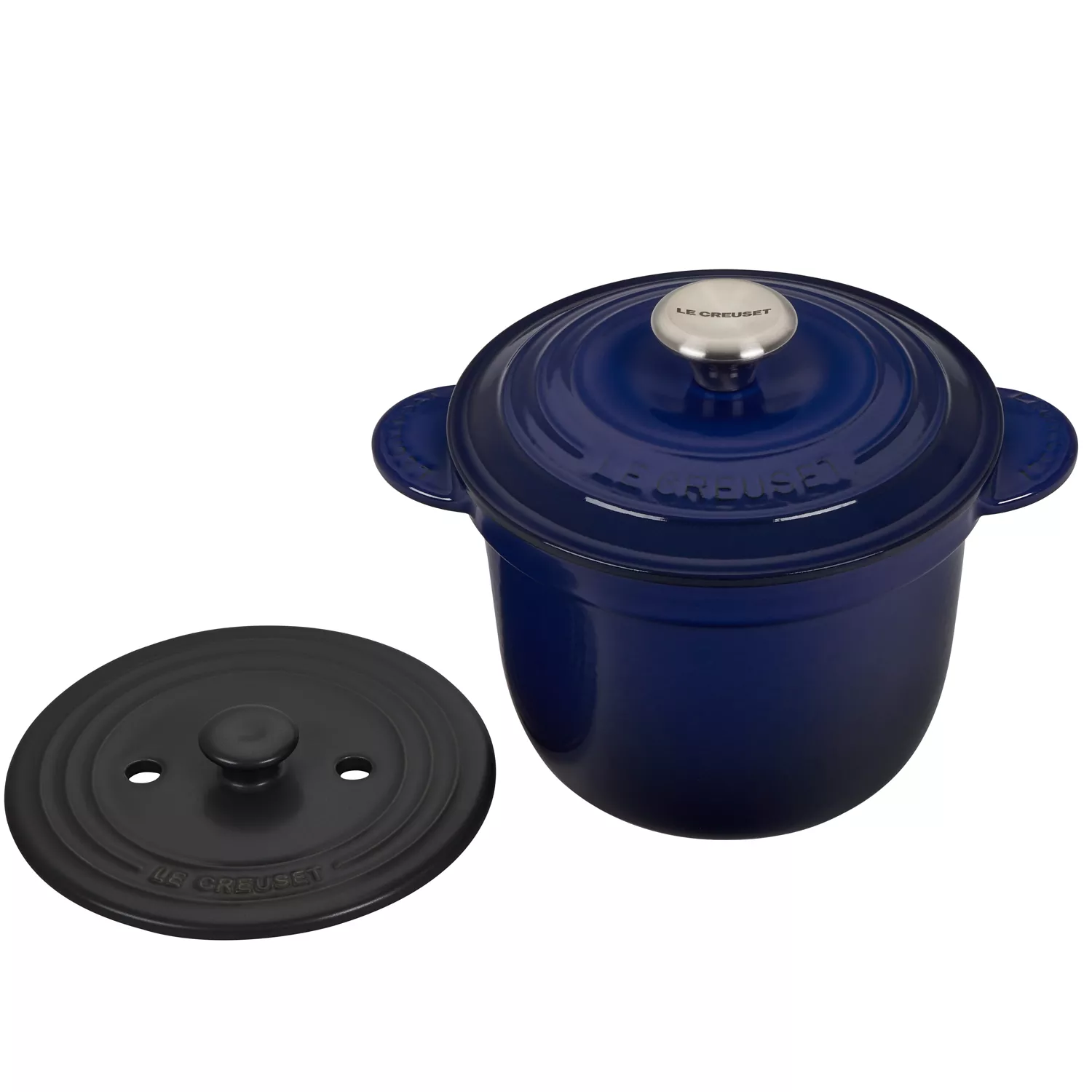 Le Creuset Rice Pots with Stoneware Insert, 2.25 qt.