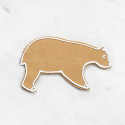 Grizzly Bear Cookie Cutter, 5.13&#34;