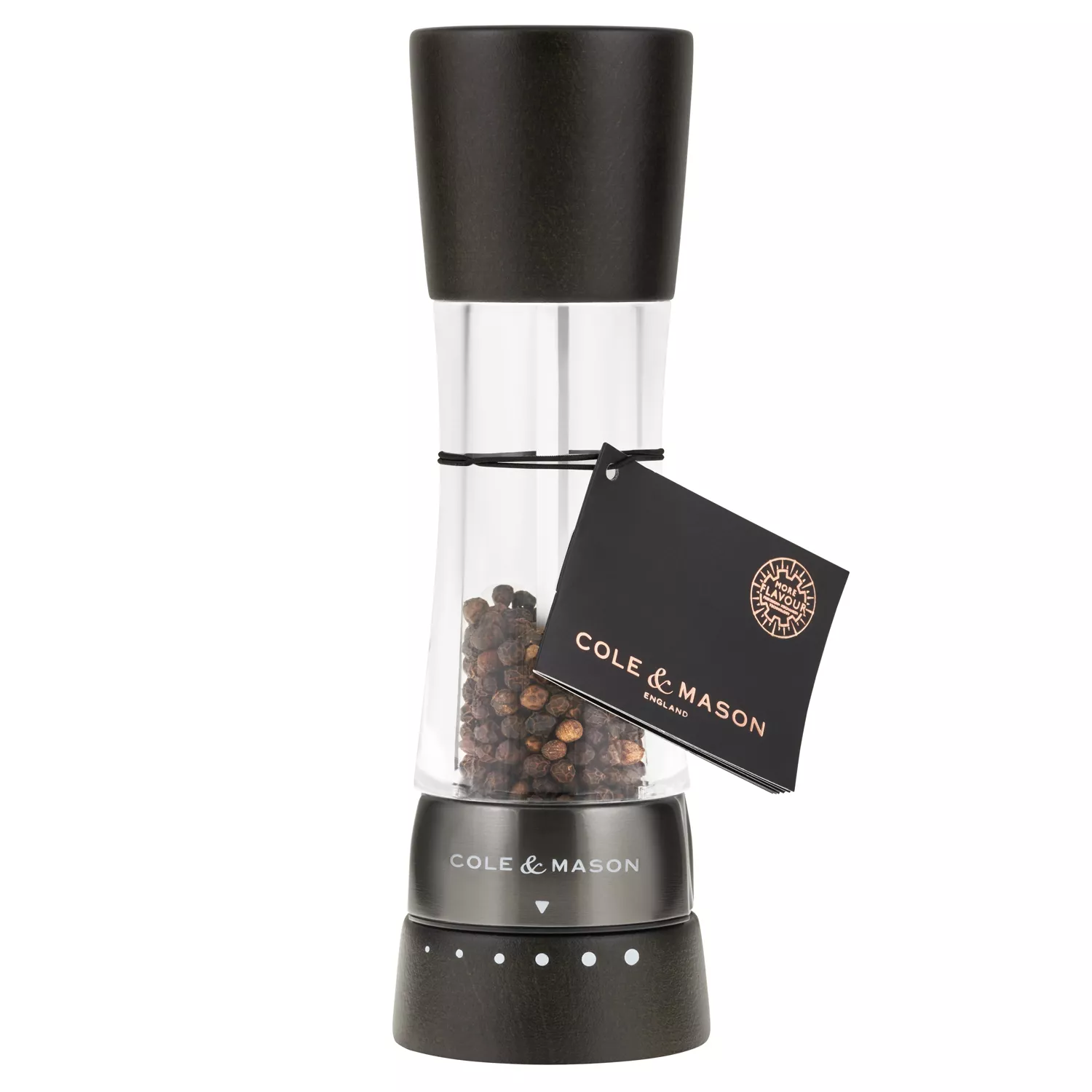 Cole & Mason Derwent Black Wood Salt & Pepper Mills