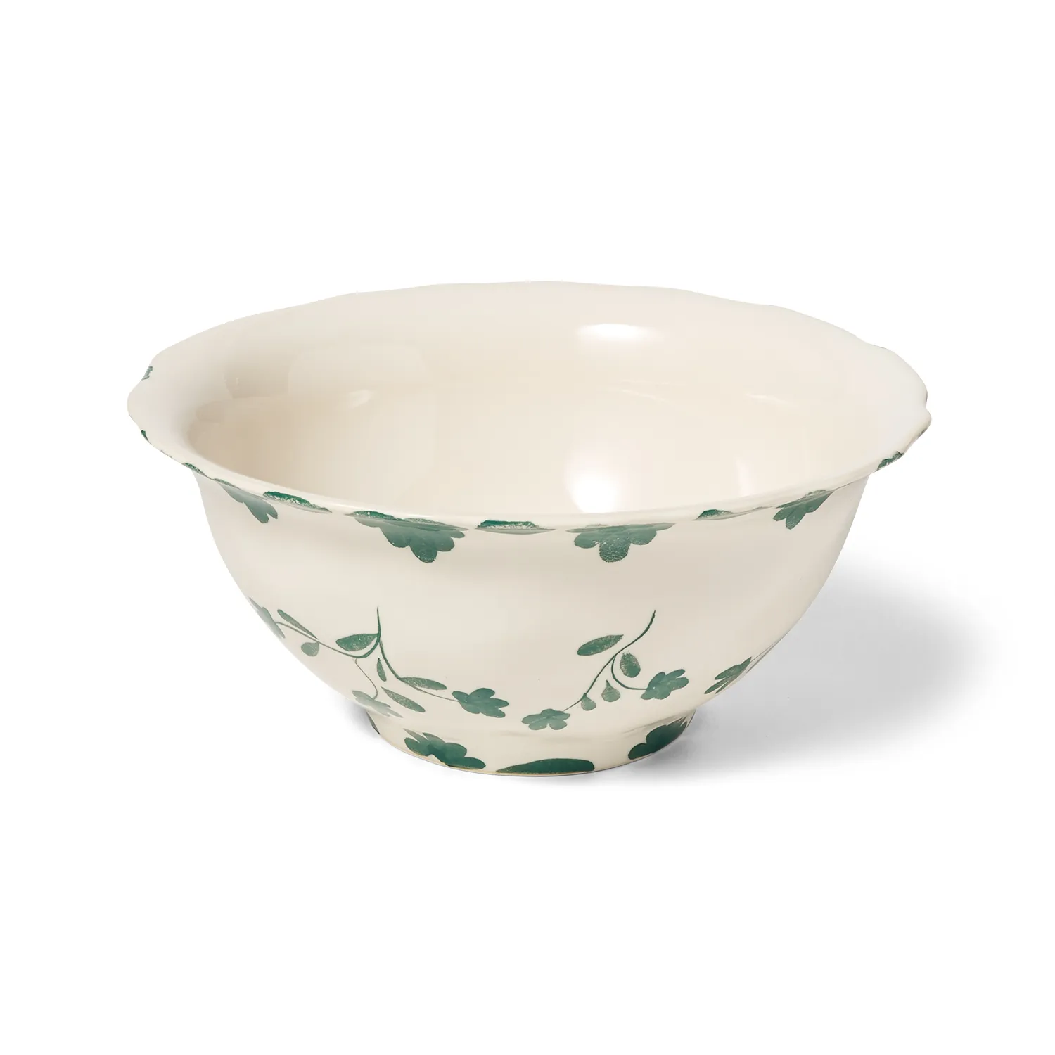 Sur La Table Floret Hand Painted Serving Bowl