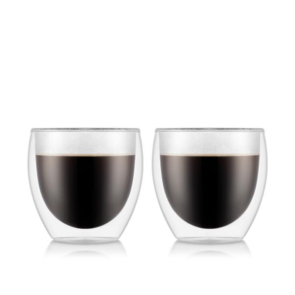 Bodum Pavina Double Wall Espresso Glasses, Set of 2