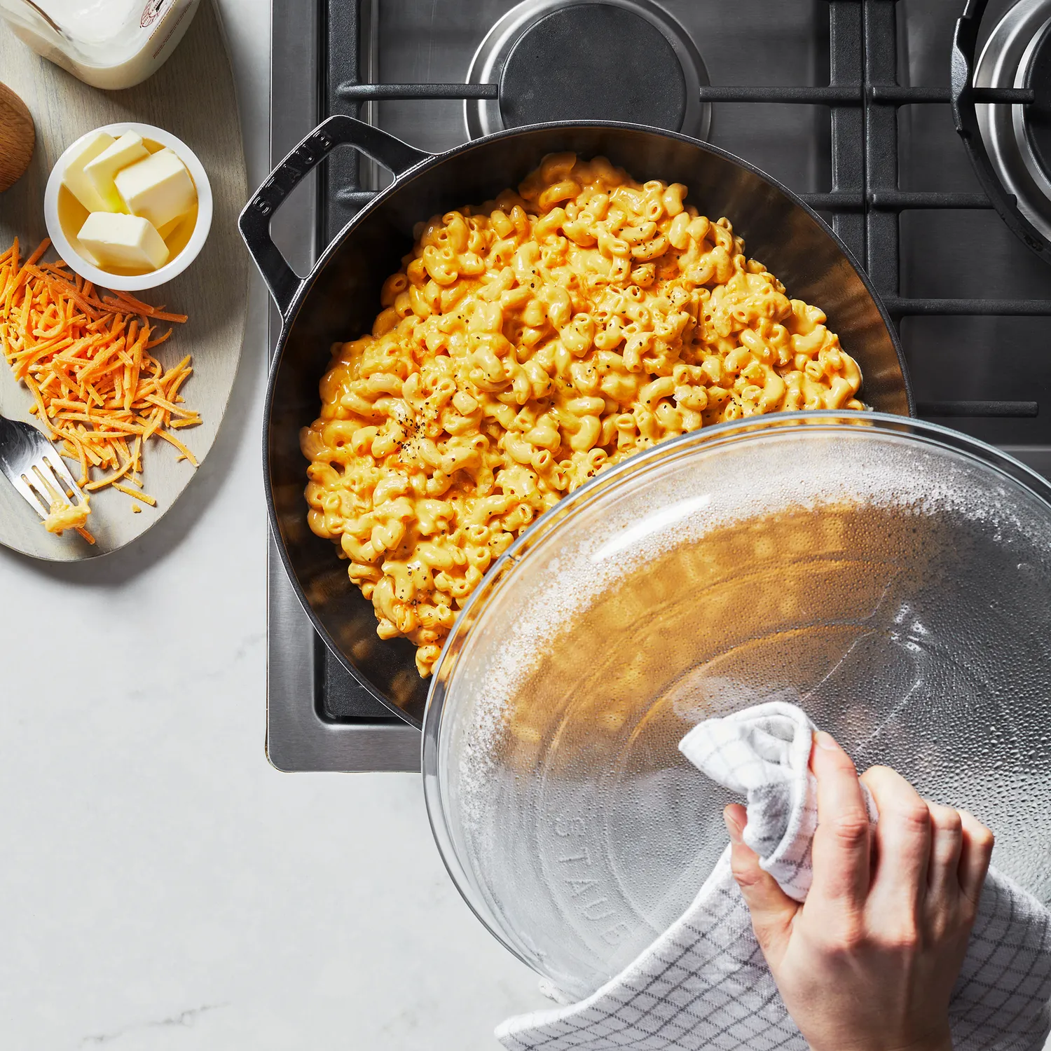Staub Heritage All-Day Pan with Domed Glass Lid, 3.5 qt.